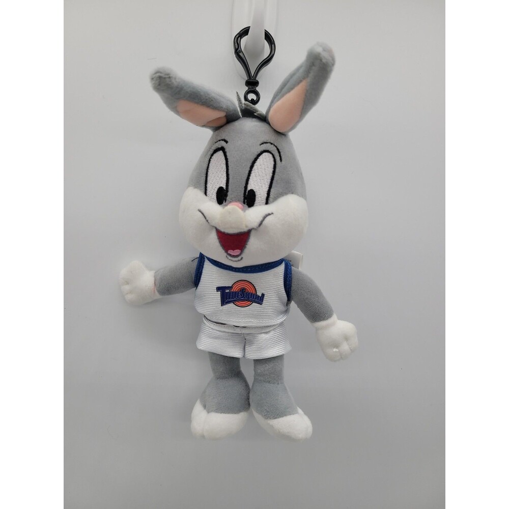Space Jam 30th Anniversary Bugs Bunny Tune Squad Plush Clip On Accessory 7"